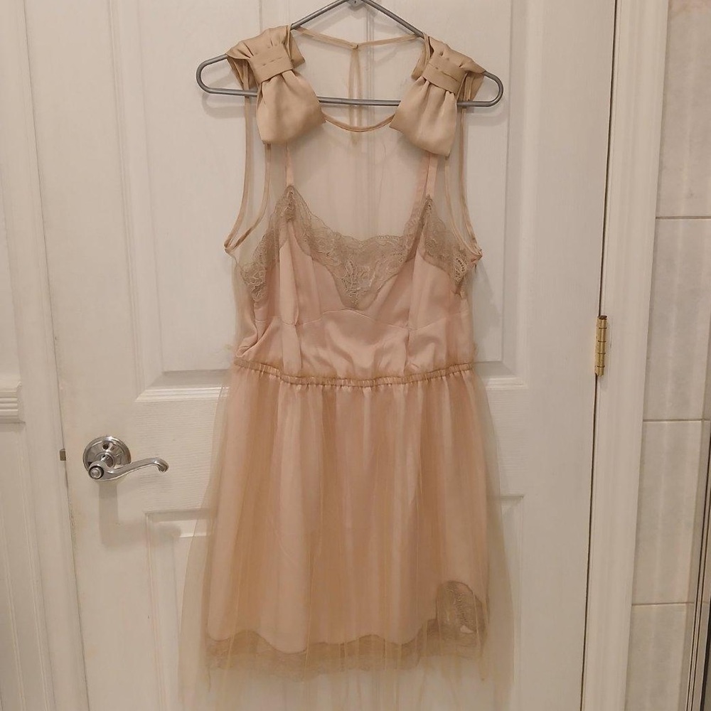 Rodarte for Target Collection Nude Lace Tulle Dress